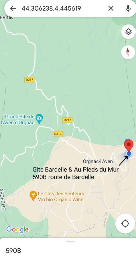 Gite Bardelle Orgnac-lʼAven Exterior foto